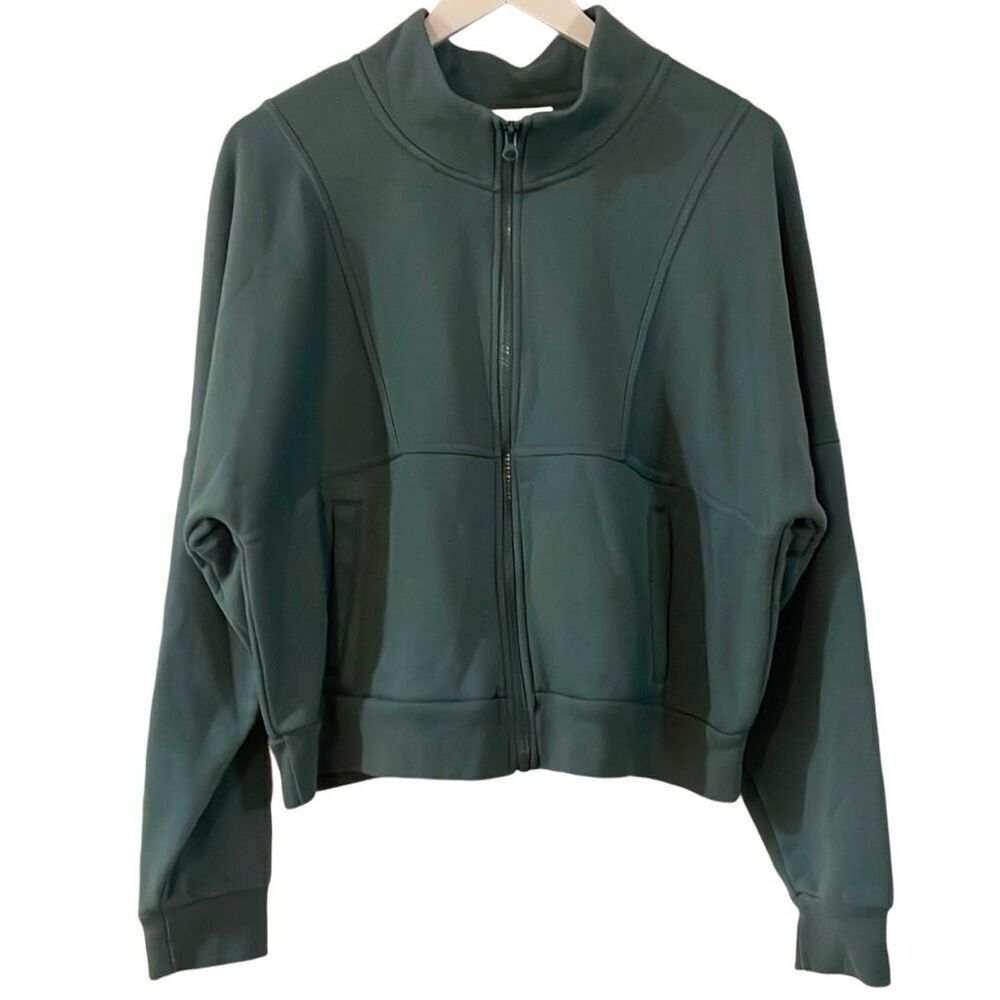 Universal thread green quarter zip pullover sweat… - image 2